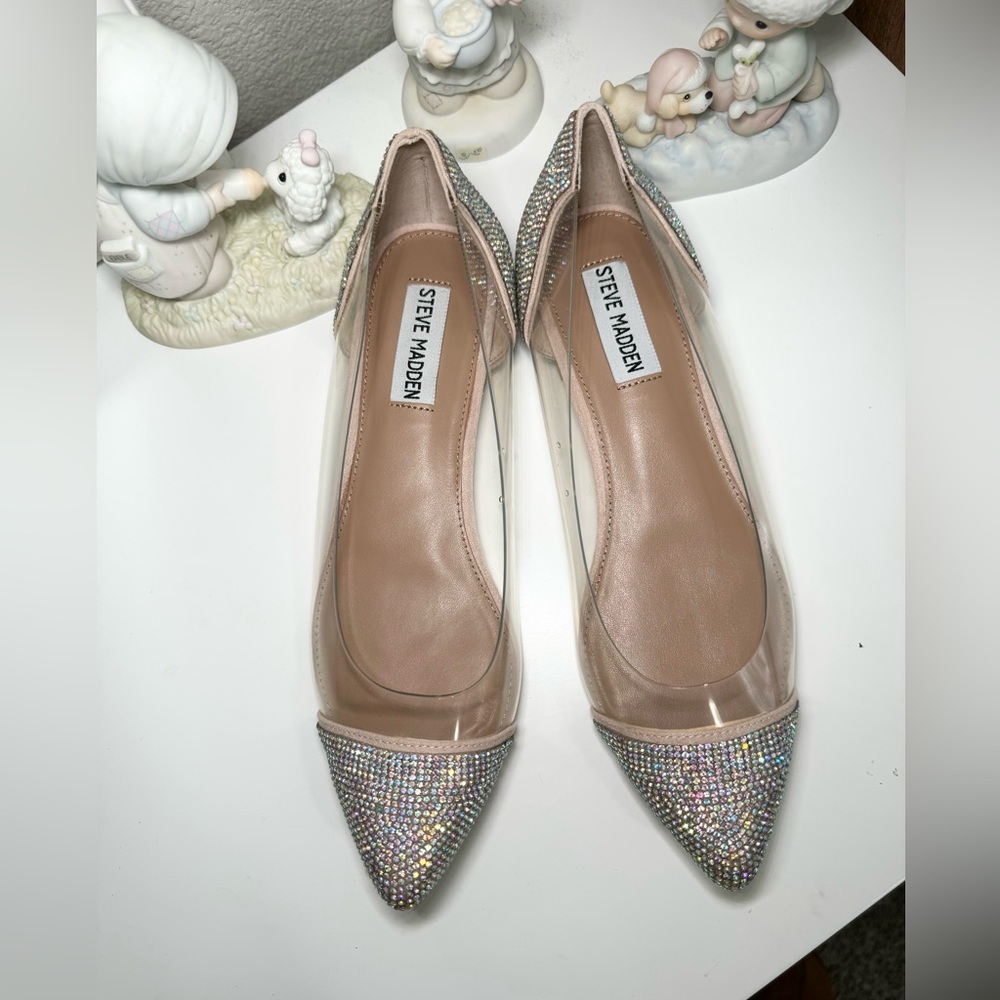 Steve Madden Rhinestone Flats - Picture 3 of 5